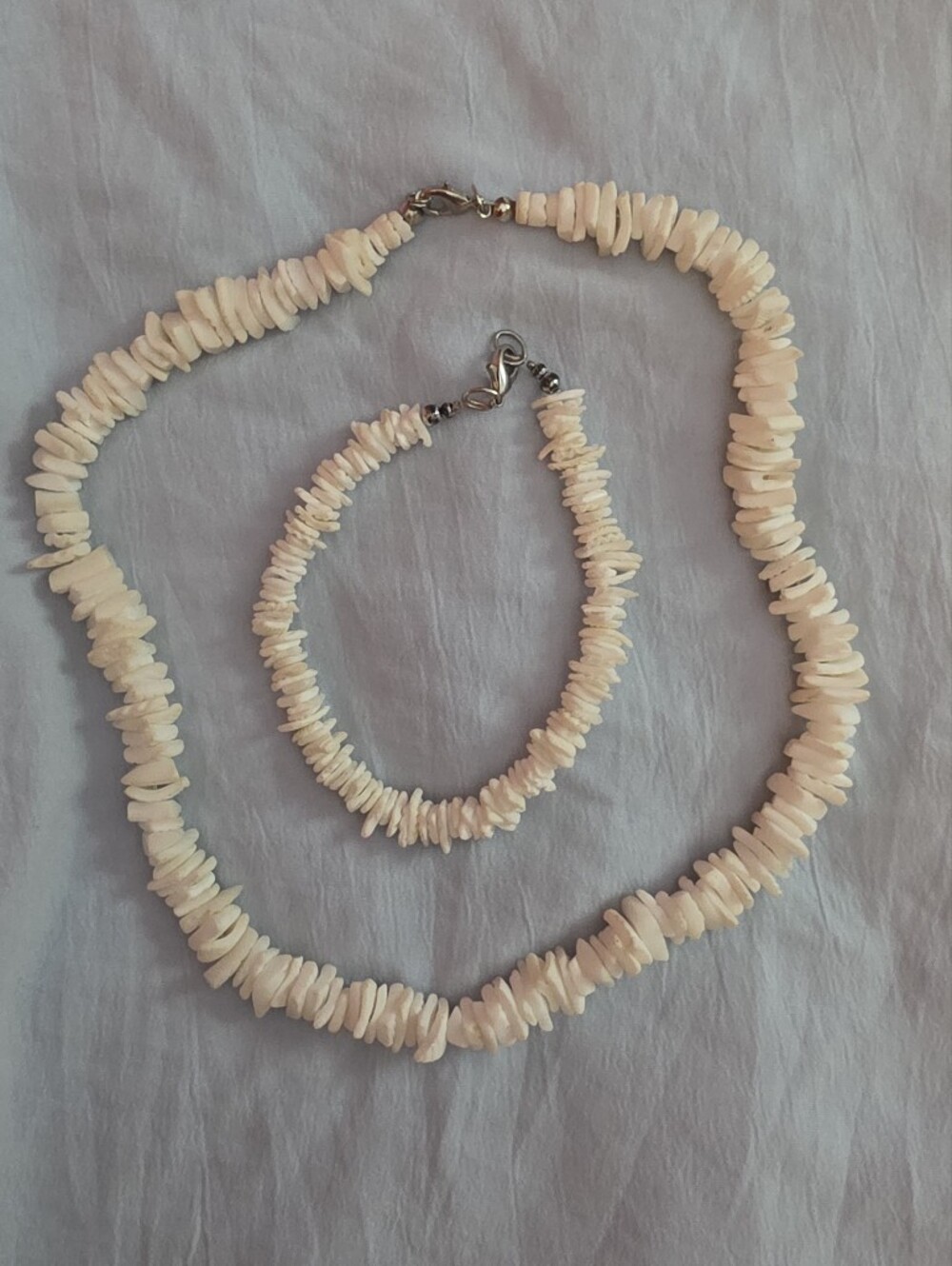 Shell Necklace / Anklet Set